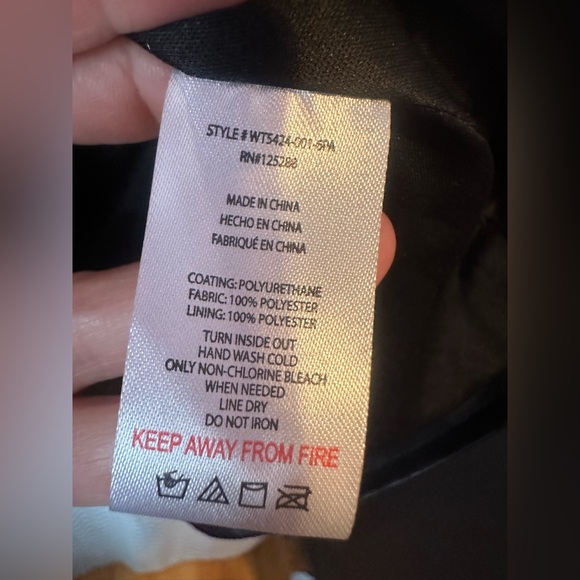 NWOT Jason Wu | Faux Leather Front Knot Cut Out Dress, Size M - Picture 10 of 10